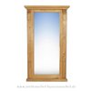 Spiegel Wandspiegel Flurspiegel groß Massivholz Landhausstil Maße 98x56 cm