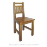 Stuhl Holzstuhl Küchenstuhl Massivholz Landhausstil Rückenlehne mit senkrechte Streben