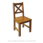 Stuhl Holzstühel Kreuzstuhl Buche Massivholz Küchenstuhl schlicht Landhausstil Vollholz
