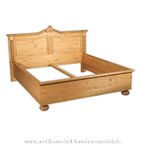 Bett Doppelbett Bettgestell 180x200 Massivholz Gründerzeit Landhausmöbel Weichholz