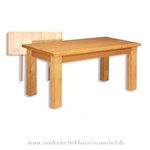 Esstisch Kulissentisch Holztisch ausziehbar quadratisch Massivholz Landhausstil Weichholz