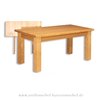 Esstisch Kulissentisch Holztisch ausziehbar quadratisch Massivholz Landhausstil Weichholz