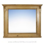 Spiegel Wandspiegel Flurspiegel groß Massivholz Landhausstil Maße 85x102 cm