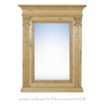 Spiegel Wandspiegel Flurspiegel Massivholz Landhausstil Maße 80x63 cm Gründerzeit